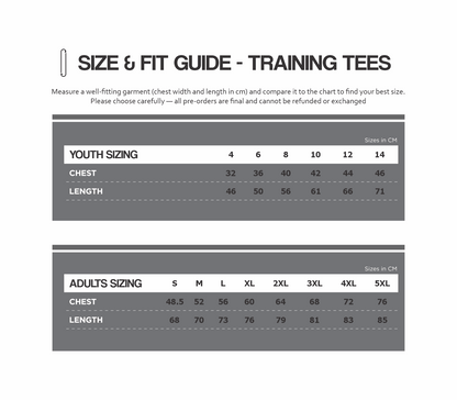 Randwick Junior Rugby League Training Tee